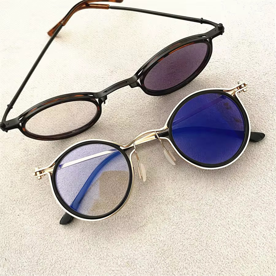 Lunettes ronde vintage en fer