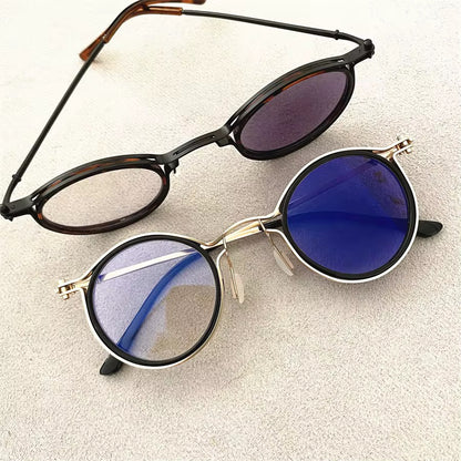 Lunettes ronde vintage en fer