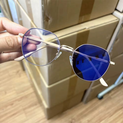 Lunettes rondes simple pour femme