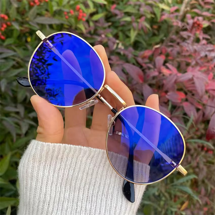 Lunettes rondes simple pour homme